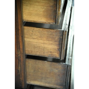 Antique Queen Anne Style Chest on Stand