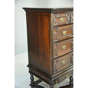 Antique Queen Anne Style Chest on Stand