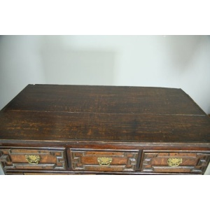 Antique Queen Anne Style Chest on Stand