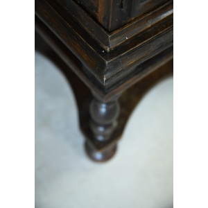 Antique Queen Anne Style Chest on Stand