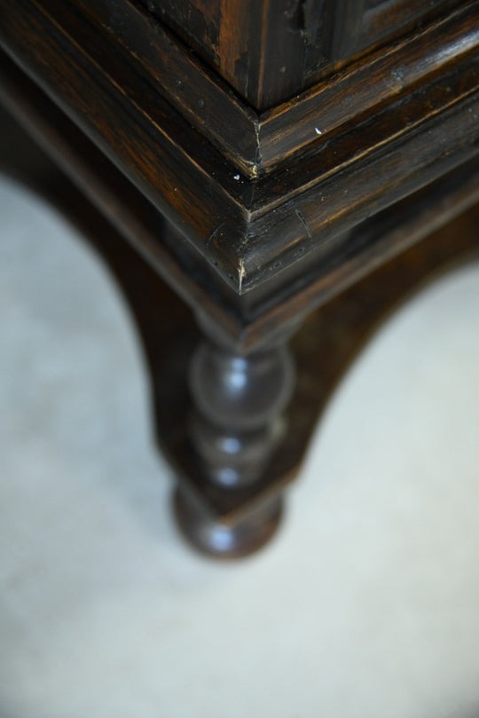Antique Queen Anne Style Chest on Stand