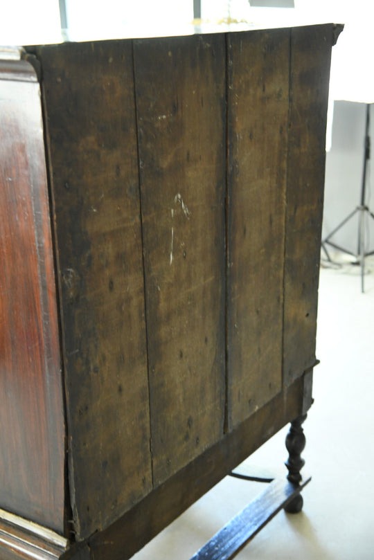 Antique Queen Anne Style Chest on Stand