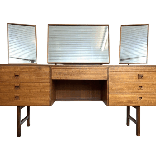 Alfred Cox, Vintage Walnut Dressing Table