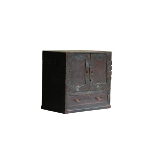 Antique Japanese Table Top Cabinet Storage Drawers