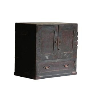 Antique Japanese Table Top Cabinet Storage Drawers