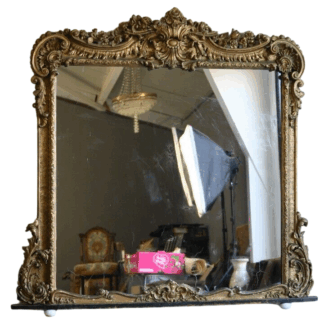 Antique Rococo Style Mirror