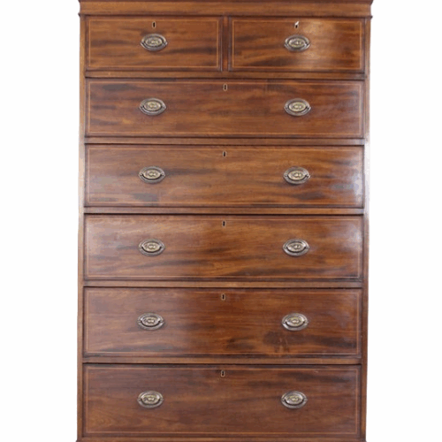 Antique Style Mahogany Tallboy