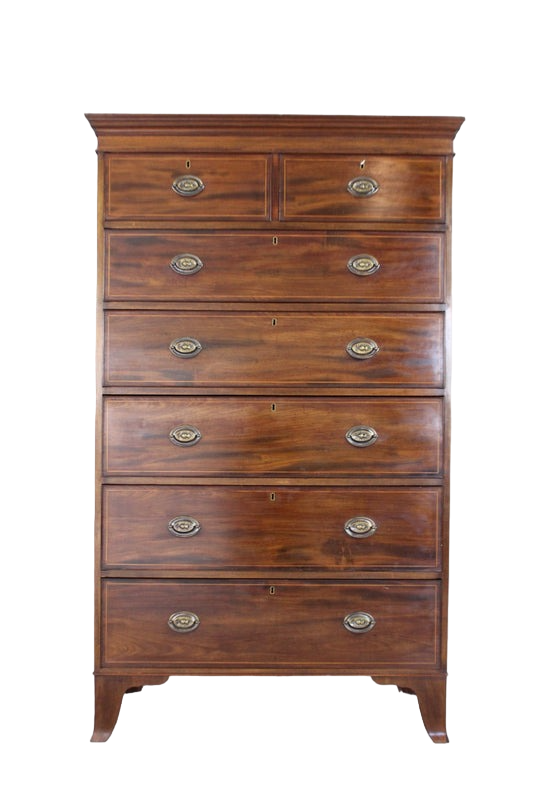 Antique Style Mahogany Tallboy