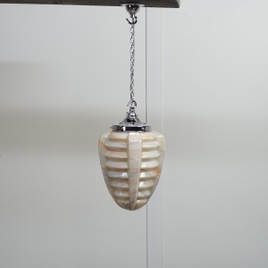 Art Deco Opaline Glass pendant Light 1930’s