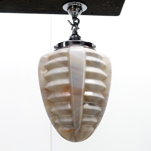 Art Deco Opaline Glass pendant Light 1930’s