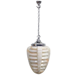 Art Deco Opaline Glass pendant Light 1930’s