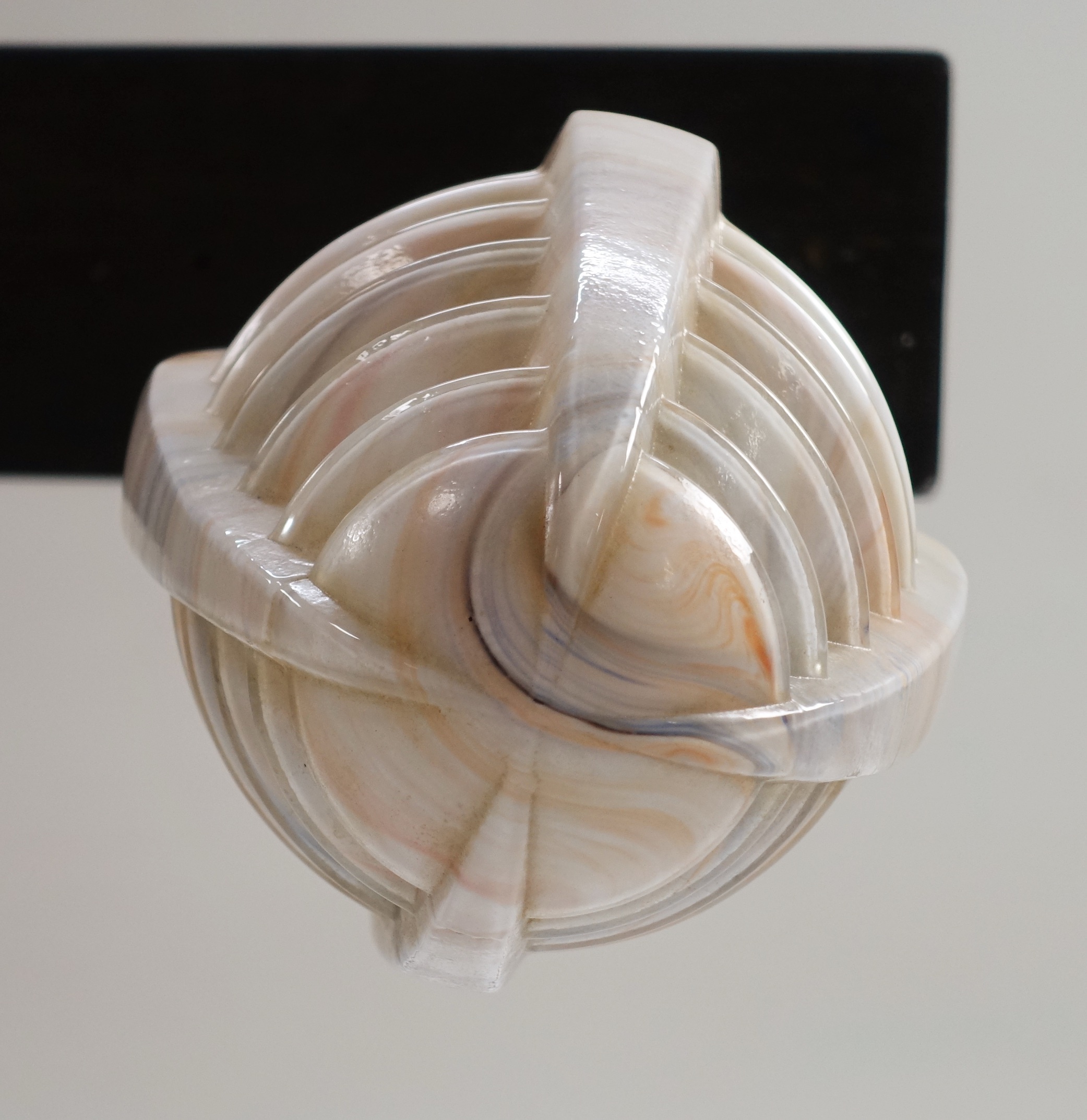 Art Deco Opaline Glass pendant Light 1930’s