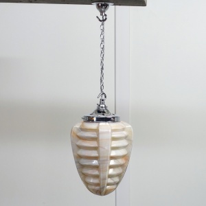 Art Deco Opaline Glass pendant Light 1930’s