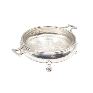 Arts & Crafts Silver Butter Dish