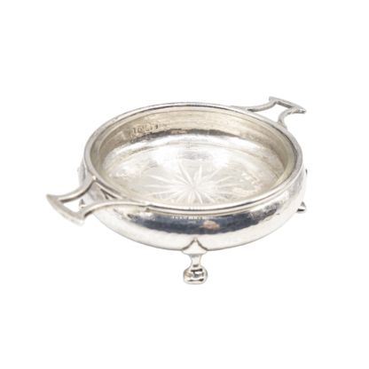 Arts & Crafts Silver Butter Dish