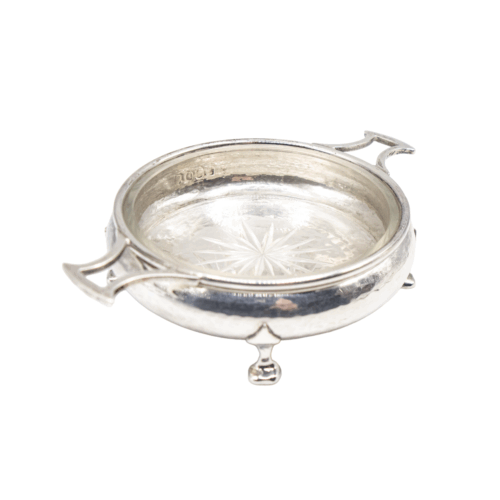 Arts & Crafts Silver Butter Dish
