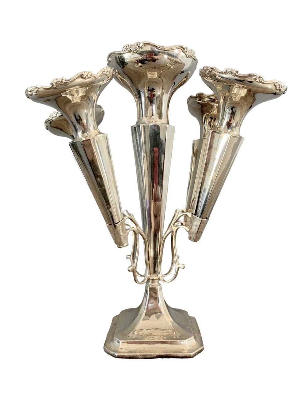 Chester 1913 - 5 Fluted Epergne By James & William Deakin