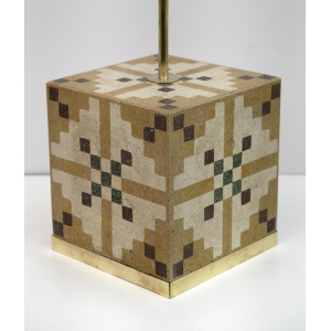 Pair of Liberty Era Italian Cementite Table Lamps