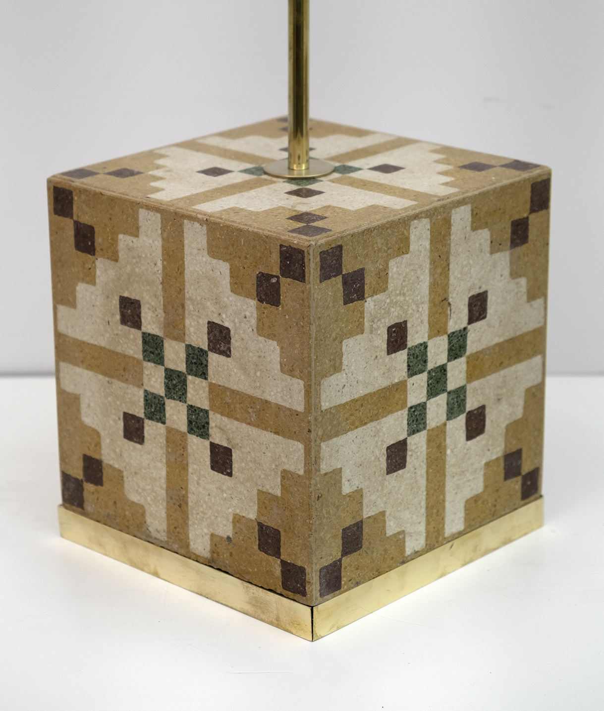 Pair of Liberty Era Italian Cementite Table Lamps