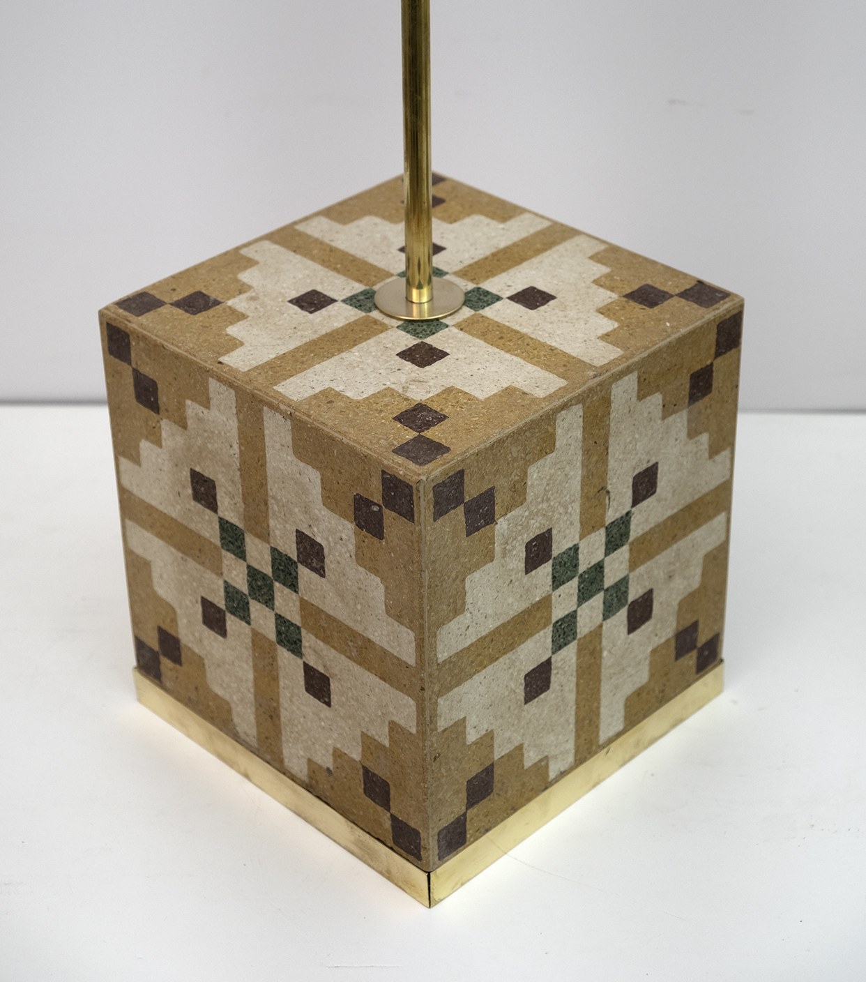 Pair of Liberty Era Italian Cementite Table Lamps
