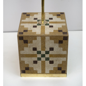 Pair of Liberty Era Italian Cementite Table Lamps