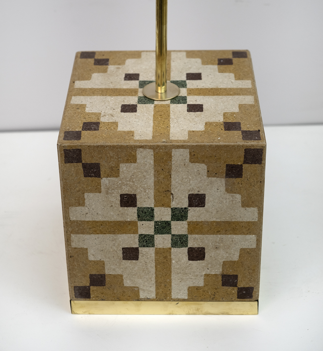 Pair of Liberty Era Italian Cementite Table Lamps