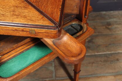 Excellent Arts & Crafts English Oak Envelope Card Table - Image 10