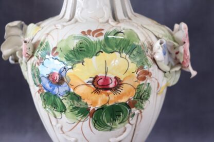 Hand-Painted Ceramic Vase by Bassano, 1990s - Image 2
