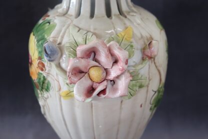 Hand-Painted Ceramic Vase by Bassano, 1990s - Image 3