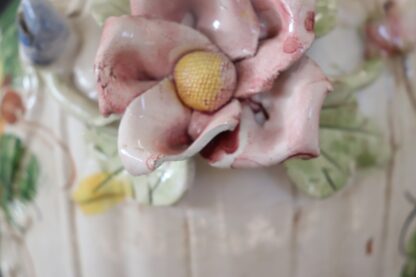 Hand-Painted Ceramic Vase by Bassano, 1990s - Image 4