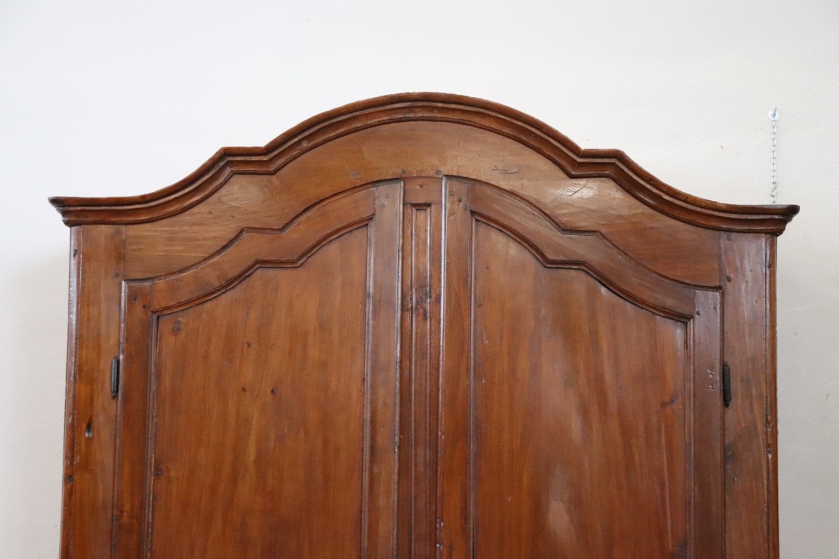 Antique Poplar Wardrobe, Early 18th Century