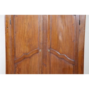 Antique Poplar Wardrobe, Early 18th Century