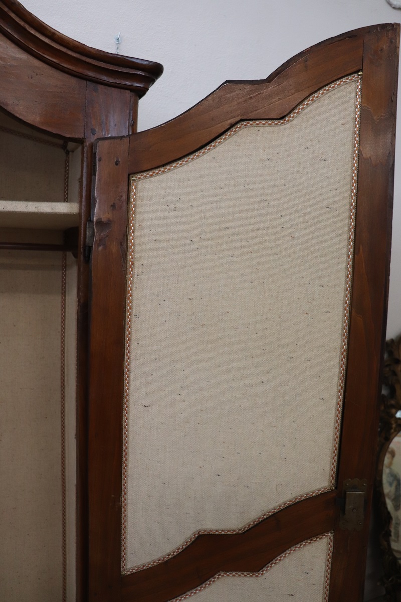 Antique Poplar Wardrobe, Early 18th Century