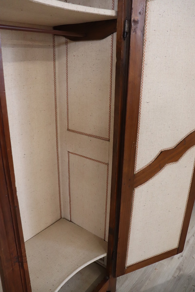 Antique Poplar Wardrobe, Early 18th Century