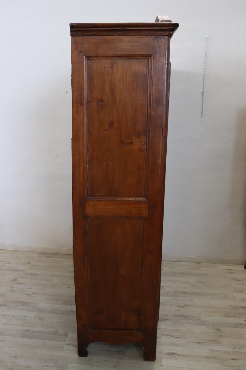 Antique Poplar Wardrobe, Early 18th Century