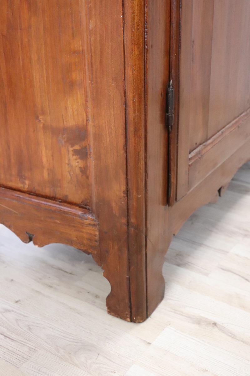 Antique Poplar Wardrobe, Early 18th Century