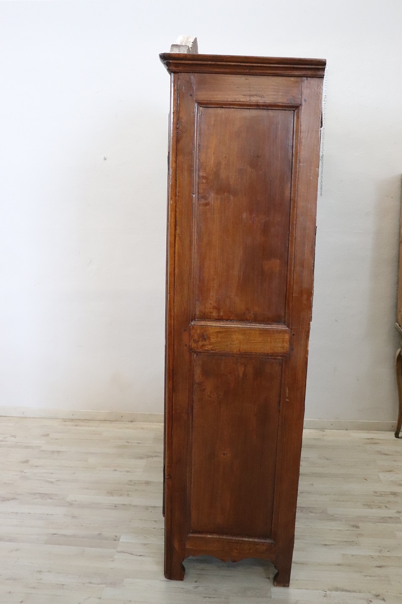 Antique Poplar Wardrobe, Early 18th Century