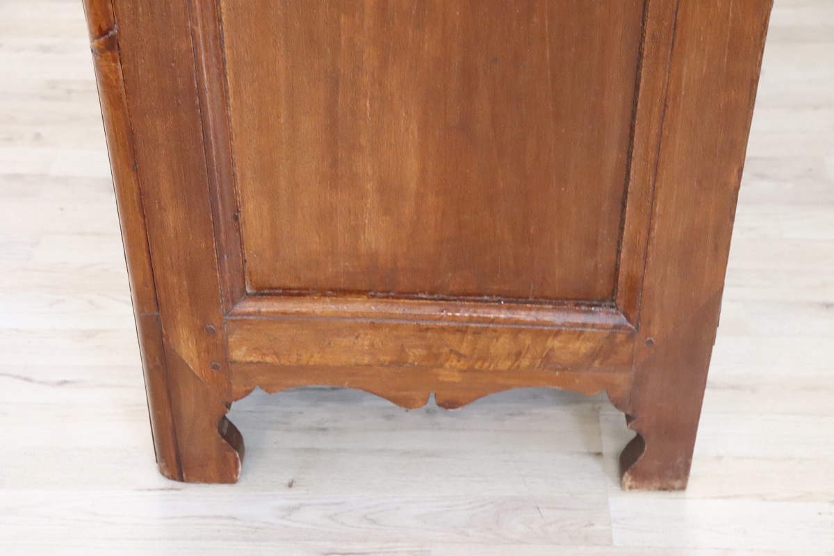 Antique Poplar Wardrobe, Early 18th Century