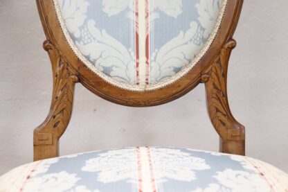 Early 20th Century Carved Beech Wood Chairs, Set of 2 - Image 8