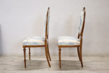 Early 20th Century Carved Beech Wood Chairs, Set of 2 - Image 11