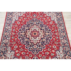 Middle Eastern Handmade Kashan Rug, 1980s