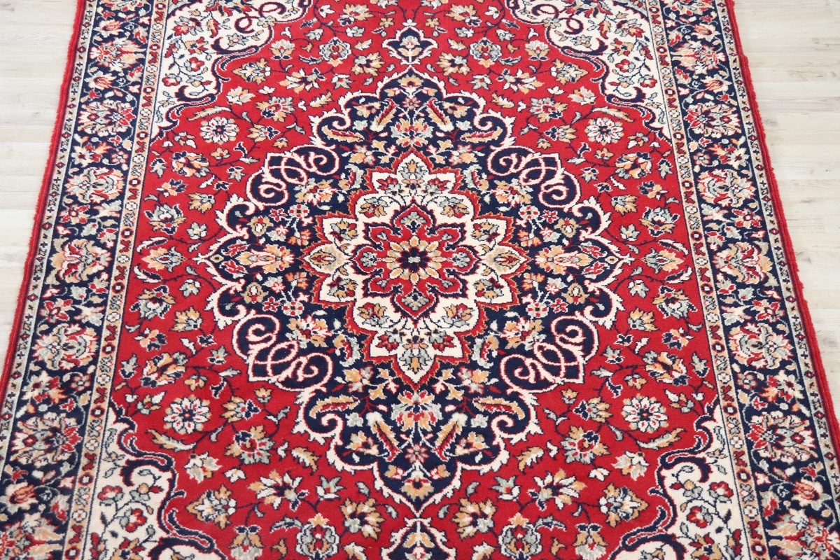 Middle Eastern Handmade Kashan Rug, 1980s