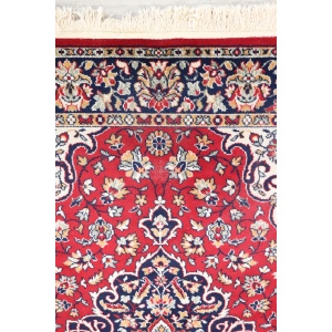Middle Eastern Handmade Kashan Rug, 1980s