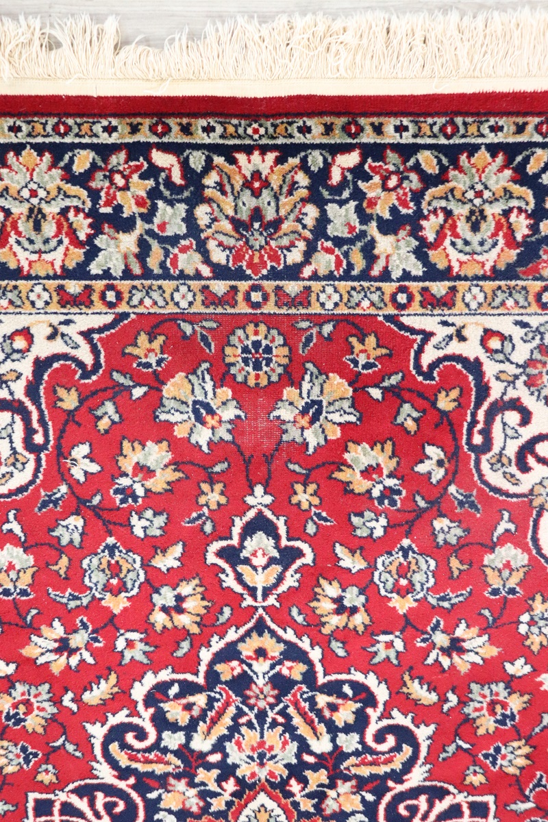 Middle Eastern Handmade Kashan Rug, 1980s