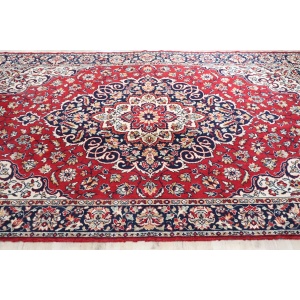 Middle Eastern Handmade Kashan Rug, 1980s
