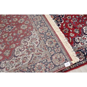 Middle Eastern Handmade Kashan Rug, 1980s