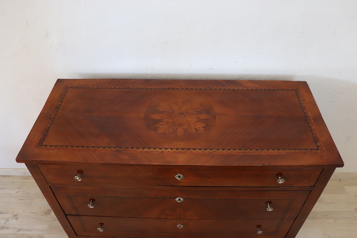 Chest of Drawers with Inlay Walnut, 1960s