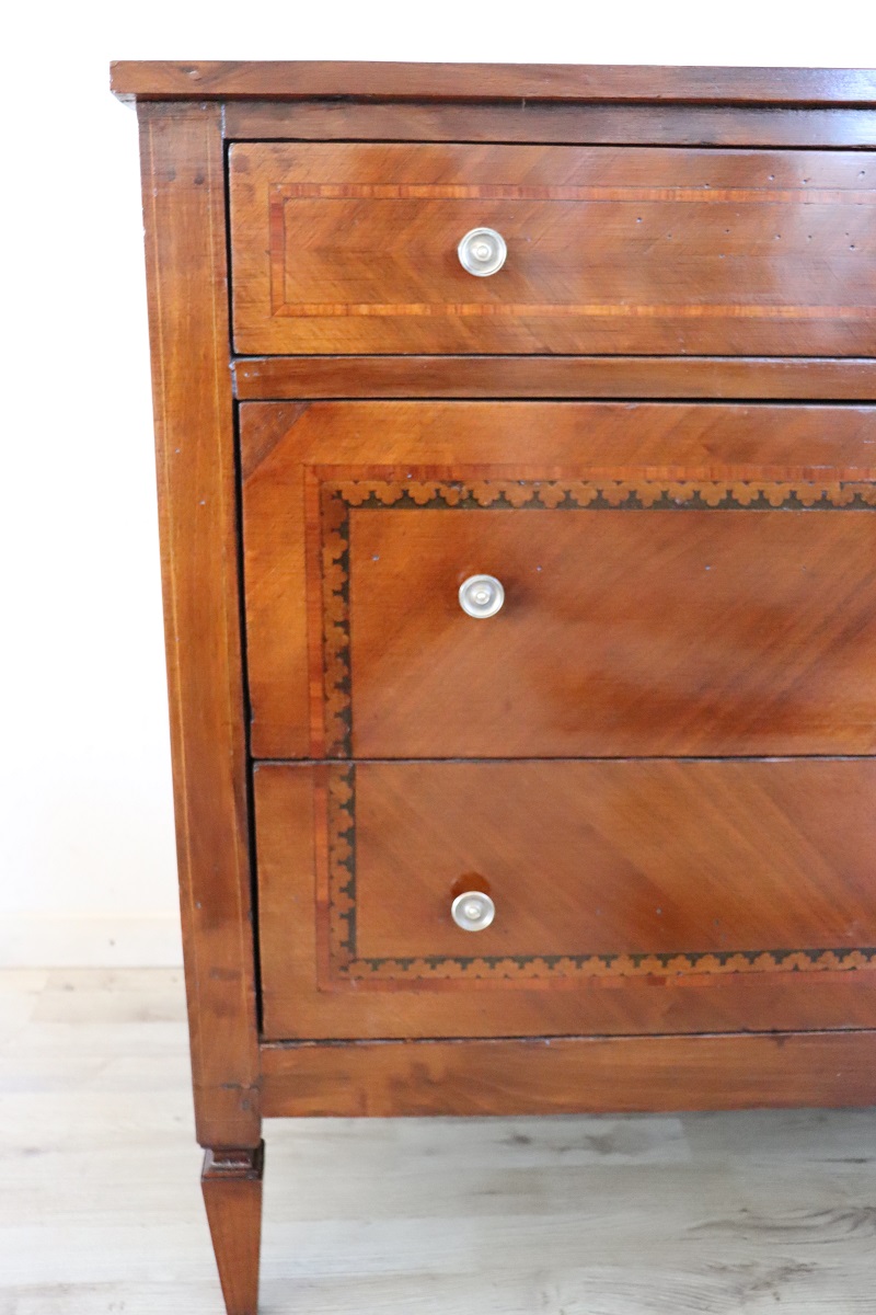 Chest of Drawers with Inlay Walnut, 1960s