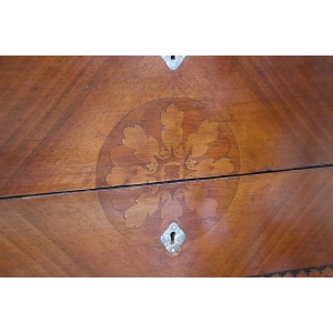 Chest of Drawers with Inlay Walnut, 1960s