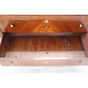 Chest of Drawers with Inlay Walnut, 1960s